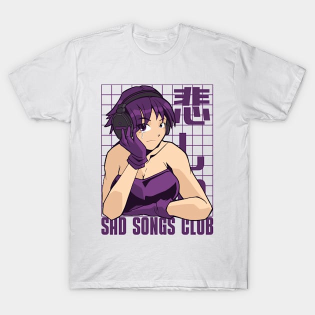 Sad Songs Club Anime T-Shirt by Bruno Pires